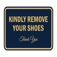Klasična uokvirena ljubazno uklonite cipele - velike