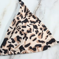 Ženski kupaći kostimi Tummy Control Plus size Colepard CoverUp bikini Leopard set kupaći kostim Dvije