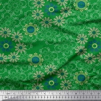 Soimoi Satin svilena tkanina cvjetna i paisley dekorativni otisak šivaći dvorište tkanine širom