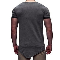 Ayolanni Fashion lično ličnost Muška ležerna tanka majica s kratkim rukavima Top bluza
