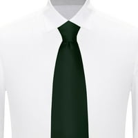 Jacob Alexander muške svilene mješavine pune boje regularne dužine Klasična kravata vrata - smaragdno