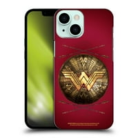 Dizajni za glavu zvanično licencirani čudesno Wonder Womans Movie Logos Shield i strelice Tvrdi slučaj kompatibilan sa Apple iPhone Mini
