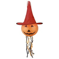 Bicoasu Halloween Dekoracija Nova Halloween LED vještica Hat DIY svjetlosni vještica ukrasi