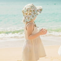 Proljeće i ljetno sunce cvjetni dječji kape za dječje nijanse prozračne ribarske šešire