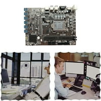 B250C ETH rudarska matična ploča 12USB + G CPU + DDR 8GB RAM + 128G SSD + ventilator + SATA kabl + prekidač