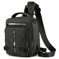 Trowalwalk USB punjenje Port Daypack ruksak na prsima Crossbody Vodootporna kašika za rezanje Muškarci