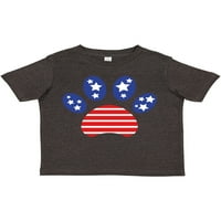 Inktastične patriotske pawprint zvijezde i pruge Dizajnirajte poklon mališani dječak ili majica mališana