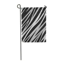 Siva crna srebrna zebra prugasta neprimjetno ponovljena bijela apstraktna okućnica zastava za zastavu