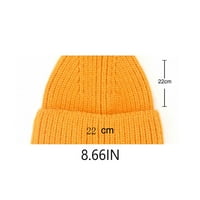 Zimski pleteni šeširi akrilni vlakno za toplo održavanje Comfort Headwear Beanie dresing Beanie pribor