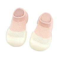 Toddler tenisice Walkers Boje mališane zatvorene prve bebe miješane mrežne čarape elastične cipele za