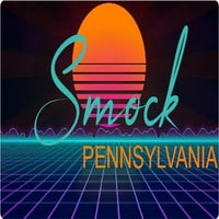Smock Pennsylvania Frižider Magnet Retro Neon Dizajn
