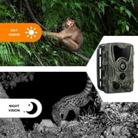 -801A 20mp HD 1080p Trail Lov fotoaparat Divljač noćni vid Nadzorna zamka Igra Vodootporna kamera