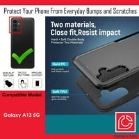 Capsule Case kompatibilan sa Galaxy A 5G [Cute Design Dvostruki sloj otporan na udarce za teške uvjete