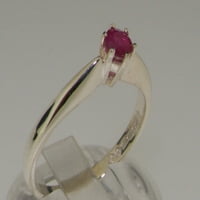 Britanci napravio je 10k bijeli zlatni rubni prsten ženski zaručni prsten - veličine opcija - veličine