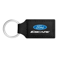 Ipick image za Ford Escape pravokutnu crni lanac ključeva od kože, službeni licencirani