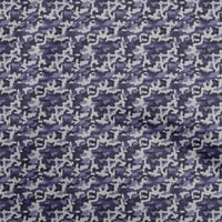 Onuone Georgette viskoza ljubičasta tkanina apstraktna šivaća tkanina od dvorišta tiskana diiy odjeća