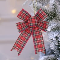 Božićni ukrasni luk, Božićni ukras Božić, božićna vrpca luk sa drvećem, za gornje vijenac Garland Topper,