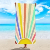 Haykey Dvostrano tiskano ručnik na plaži Superfine vlakno za odrasle za kupanje ručnik za kupanje Veleprodaja