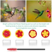 Elbourn New Hummingbird Feeder Viseći cvjetni komplet za vanjsko viseće dvorišne bašte ukras