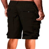 Glookwis Men Button Plaže Kratke hlače Classic Fit Beachwebrow Lounge Casual Ljetne kratke hlače Zipper