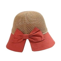 SIMPLMASYGENI Ljetni šeširi za žensko čišćenje Ženska suncobrana prozračna sunčana šešir na otvorenom