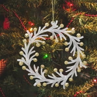 Božićni ukras privjesak prozirni akrilni božićni drvce privjesak Božićna pahuljica privjesak