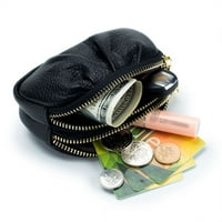 Kožna torbica za novčiću za žene Mini Travel Promijeni novčanik, ružičasta