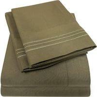 Setovi listova - posteljina i jastučnica za madrac - ekstra mekani, elastični ugaoni kaiševi, duboki džepni listovi