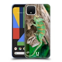 Dizajni za glavu Dizajni poznatih životinja Chameleon Mekani gel Kućište kompatibilno s Google Pixel