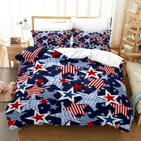 Komfornični poklopac Podesite veličine američke zastave američke zastave trodijelni prekrivač i jastučnice