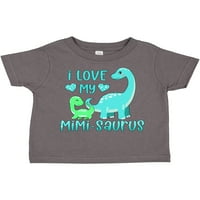 Inktastic volim svoj mimi-saurus slatki brontosaurus porodični poklon mali dječak ili majica mališana