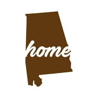 Alabama kućna naljepnica naljepnica Die Cut - samoljepljivi vinil - Vremenska zaštitna - izrađena u