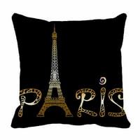 Pariz sa Eiffelovim kulom za dekor jastuka