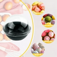 Clear Plastic Mini Cupcake spremnik, pojedinačna kutija za pakiranje sa kupolima za mini muffin makaron