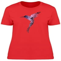 Silueta majica za hummingbird žene -Image by Shutterstock, ženska X-velika