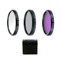 Leky Professional UV CPL polarizer FLD foto fotografski filter komplet za SLR kameru