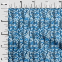 Onuone poliesterske spande srednje plave tkanine Životinjske kože Šivenje zanatske projekte Tkanini
