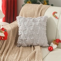 Božićni dekor jastuk navlaka zazor meko plišani božićni ukrasni jastuk za kauč na razvlačenje, kućni