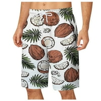 Cuoff Hawaiian Odjeća za odmor Muški kratke hlače Ljetni odmor Havajski casual lagane muške kratke hlače