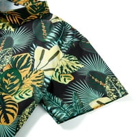 Muške tropske havajske košulje odijelo Casual Coverovši na majica s kratkim rukavima dolje majica plaža