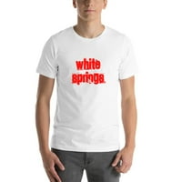 3xl White Springs Cali stil kratkih rukava pamučna majica s nedefiniranim poklonima