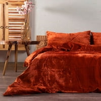 Vinsan International ultra-luxe baršunasti prekrivač, boho posteljina UO Comforter Donna Cover, set