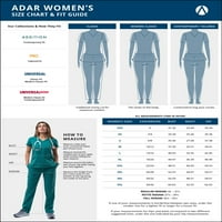ADAR univerzalni ženski piling - jakna za zagrijavanje i elastične pantalone