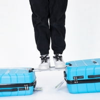 Komplet za prtljag, paprios lagana kofera, 20in 24in 28in putnička prtljaga sa spinner kotačima i TSA
