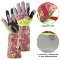 Hopetova kože za vrtlarske rukavice za žene, fleksibilne vrtne rukavice prozračne, otporne na trnske