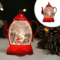 Dekorativna svjetla na klirensu Claus uljna svjetiljka Božićna LED svjetiljka Ornament Santa Clau Snowman