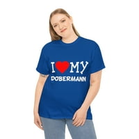 Love Moj Dobermann pas pasmina unise Grafička majica