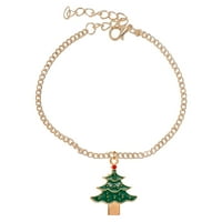 Ogrlice za žene Zlatni božićni ogrlica od ogrlice za ulje Ogrlica za božićni ukras