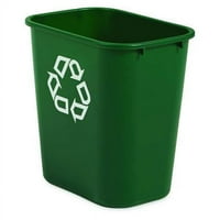 Rubnica plastični spremnik za recikliranje plastike, zeleno