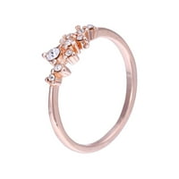 Nakit za žene Prstenje bijeli grling, vjenčani prsten za vjenčanje ženski modni nakit slatki prsten